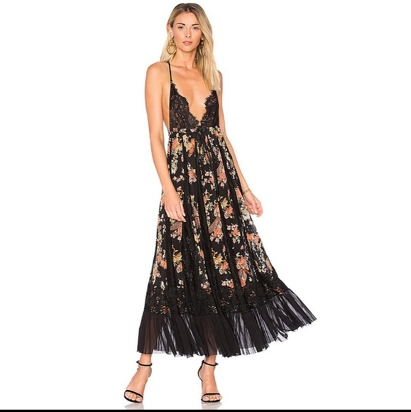 Free People Dresses & Skirts - Hot As Hell I'll Take You Farrer Gown (xs/s)